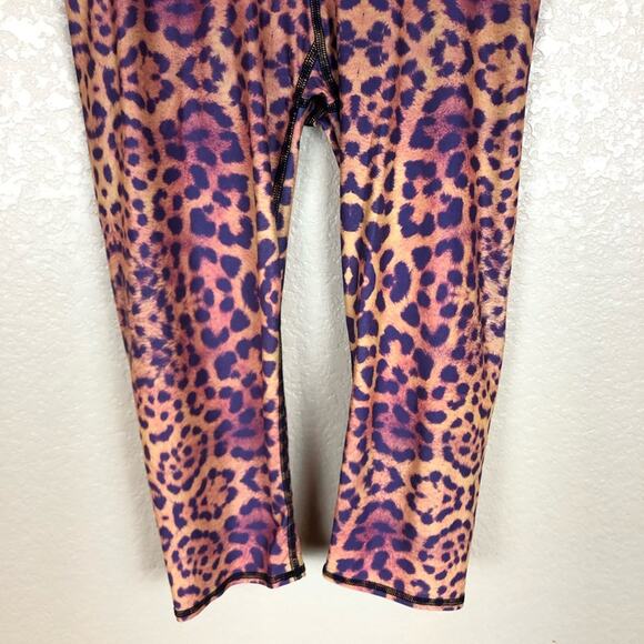 Teeki Purple Awakening Goddess Capri Leggings. - Picture 4 of 8